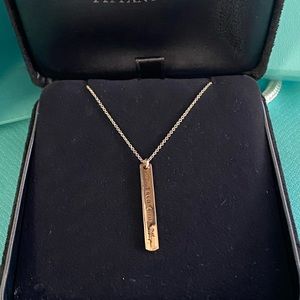 Tiffany RUBEDO bar necklace